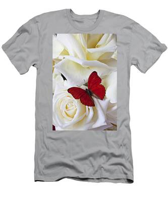 Designs Similar to Red butterfly on white roses