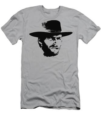 T-shirt The Good Bad Ugly ELINT Eastwood Cult WESTERN Movie Retro Vintage White