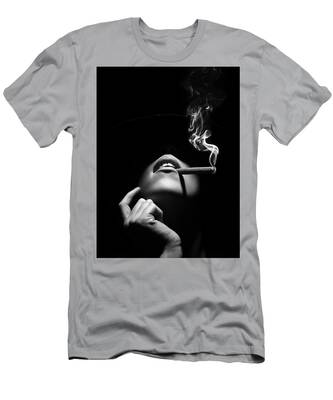 Sexy Girl Smoking T-Shirts | Fine Art America