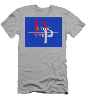 Fine Art America Detroit Pistons Retro Shirt T-Shirt by Joe Hamilton
