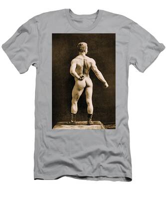 Eugen Sandow, in classical ancient Greco-Roman pose, c.1893