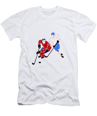 Rivalries Canadiens And Nordiques Kids T-Shirt by Joe Hamilton