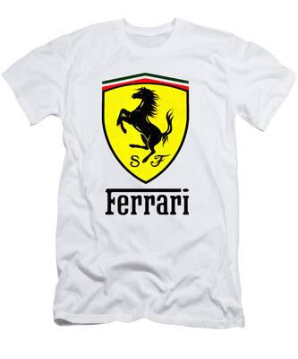 Ferrari Logo T-Shirts - Fine Art America