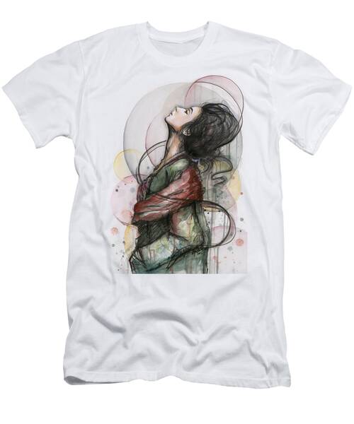 Fashion Illustration Paintings T-Shirts