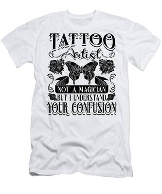 I Ink Therefore I Am Tattoo Artist Tshirt for Sale by zanytee  Redbubble   i ink therefore i am tshirts  tattoo artist tshirts  tat tshirts