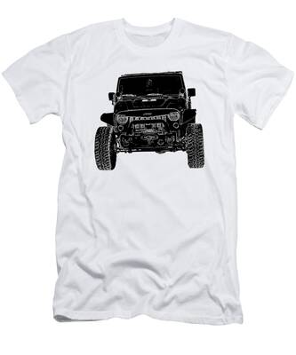 Jeep Wrangler T-Shirts - Fine Art America