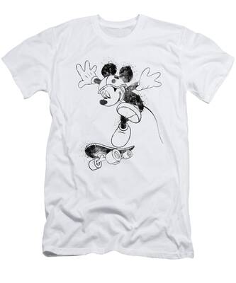 Absolute CultDisney Fille Mickey Mouse Classic Kick T-Shirt Marque  