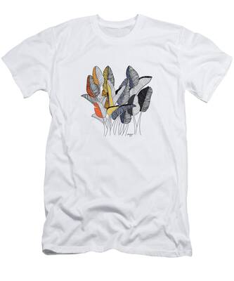 Contour Feathers T-Shirts