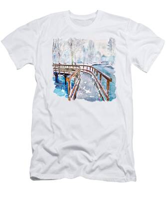 Winter Snow Trees City T-Shirts