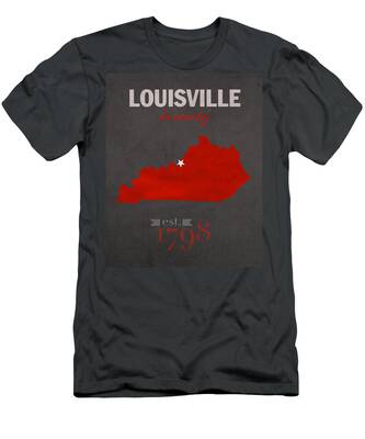 University of Louisville Women's Cardinals Volleyball Short Sleeve T-Shirt | Champion | Scarlet Red | Large