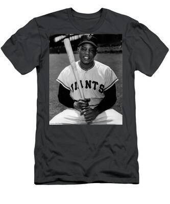 Willie Mays San Francisco Giants Reyn Spooner Scenic Button-Up T-Shirt -  Black