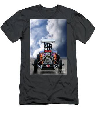 Top End Dragster Engines Nitro Fuels Racing Rockabilly Flathead Hot Rod T-Shirt 