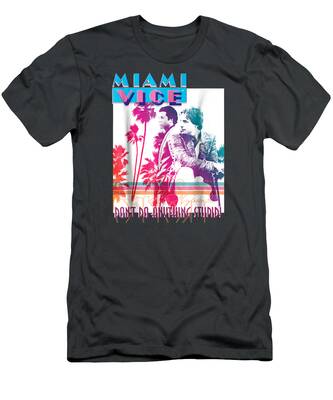 Rundhals T-Shirt Original T-Shirt der Marke Traktor® Miami Vice T-Shirt Kult T-Shirt weiß 