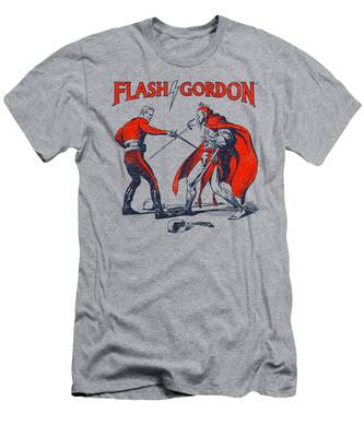 Flash Gordon Mens Short Sleeve T-Shirt Cherry Heather Ming The Merciless Tee