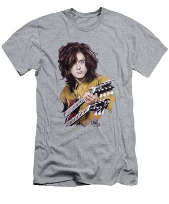 Jimmy Page T-Shirts - Fine Art America