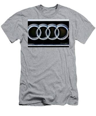 Audi originales t-shirt anillos señores azul tamaño L Audi t-shirt azul audi talla L 