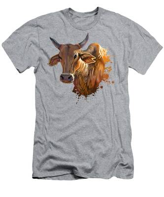 Cows Eating Hay T-Shirts