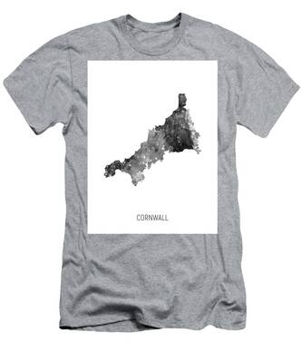Cornawall Standard Unisex T-shirt Cornwall Is My Happy Place 