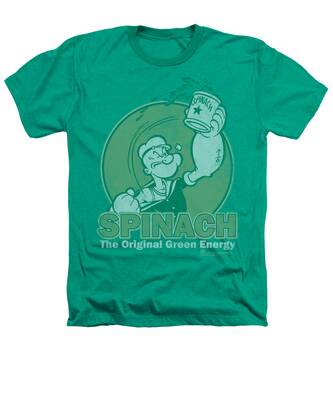 Spinach Green Heathers T-Shirts