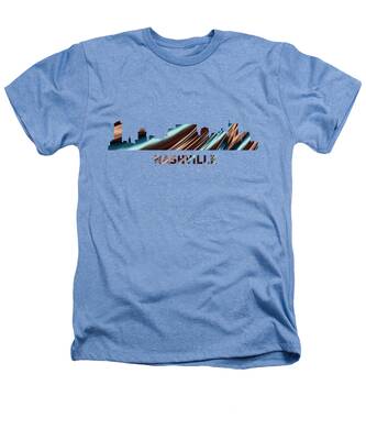 Nashville Skyline Heathers T-Shirts