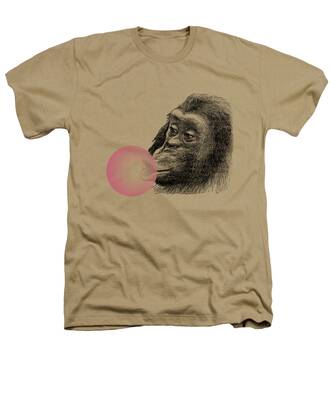 Chimp Decor Heathers T-Shirts