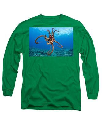 Octopus Cyanea Long Sleeve T-Shirts