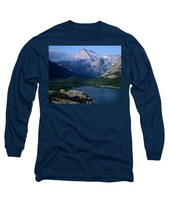 Many Glacier Hotel Long Sleeve T-Shirts