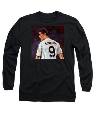 Modern Man Famous Athlete Paintings Long Sleeve T-Shirts