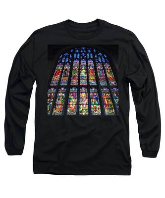 Stained Glass Window Long Sleeve T-Shirts