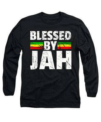 Wellcoda Cannabis 420  Jamaican Mens Long Sleeve T-shirt Music Graphic Design 