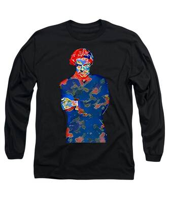 Portrait Of A Young Man Long Sleeve T-Shirts
