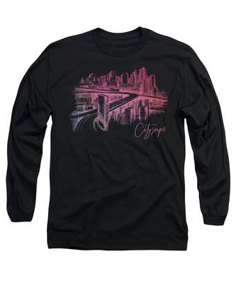 City Scape Long Sleeve T-Shirts