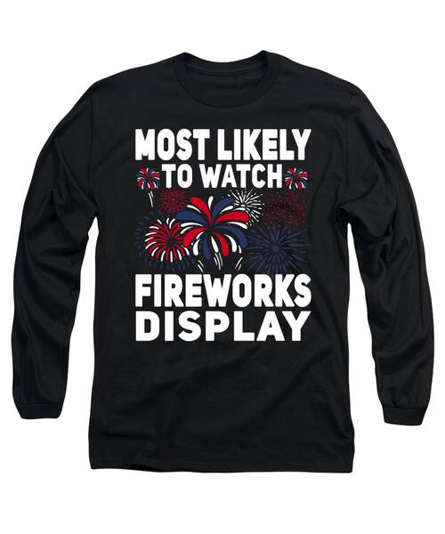 Fireworks Display Long Sleeve T-Shirts