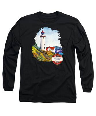 Oregon Lighthouses Long Sleeve T-Shirts