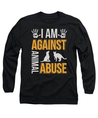 Animal Abuse Long Sleeve T-Shirts