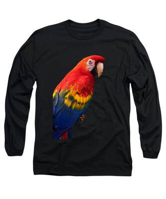 Scarlet Macaw Long Sleeve T-Shirts