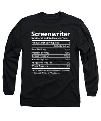 Screenwriter Long Sleeve T-Shirts