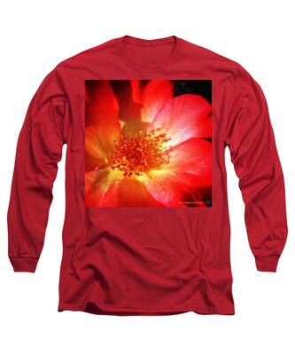 Red Flower Long Sleeve T-Shirts