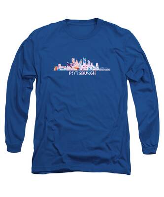 Pittsburgh Skyline Long Sleeve T-Shirts