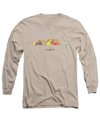 Downtown Tampa Long Sleeve T-Shirts