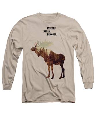 Bull Elk Long Sleeve T-Shirts