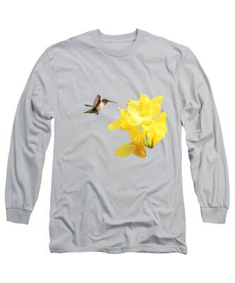 Yellow Canna Lily Long Sleeve T-Shirts