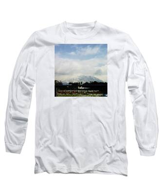 Snow Covered Mountains Long Sleeve T-Shirts