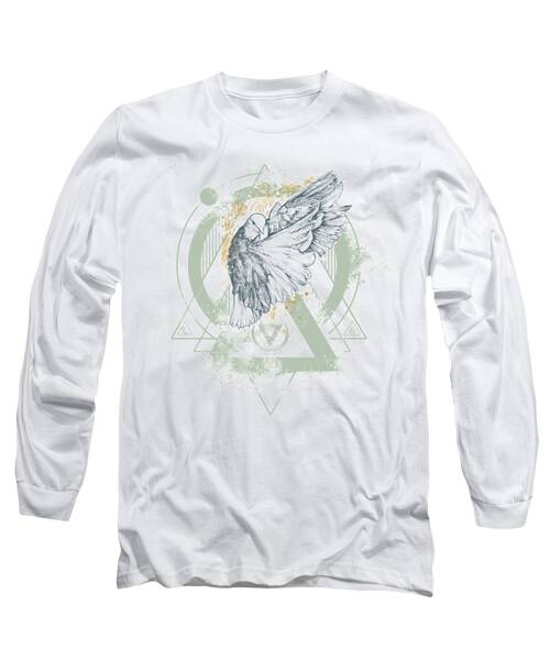 Flying Pigeon Long Sleeve T-Shirts