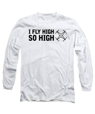 Unmanned Aerial Vehicles Long Sleeve T-Shirts