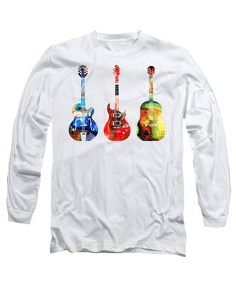 Guitars Long Sleeve T-Shirts