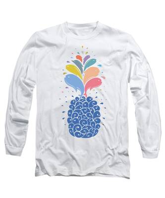 Light and Airy Fish Long Sleeve T-Shirts