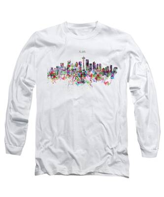 Seattle Landmark Long Sleeve T-Shirts