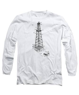 Oil Derrick Long Sleeve T-Shirts