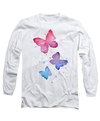 Butterfly Long Sleeve T-Shirts
